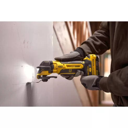 STANLEY FATMAX 18 Volt-os V20 akkumulátoros multiszerszámgép akku nélkül, kefe nélküli                SFMCE510B-XJ