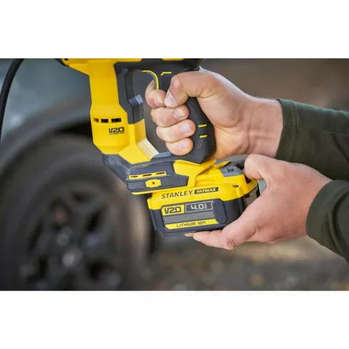 18V STANLEY FATMAX V20 akkumulátoros pumpa, akku nélkül                                               SFMCE521B-XJ