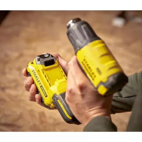 STANLEY FATMAX V20 Hőlégfúvó - akkumulátor és töltő nélkül                                            SFMCE530B-XJ