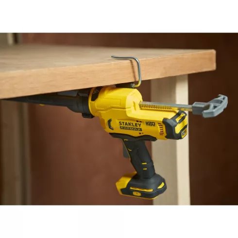 STANLEY FATMAX 18 Volt-os V20 akkumulátoros kinyomó pisztoly, akku nélkül                             SFMCE600B-XJ