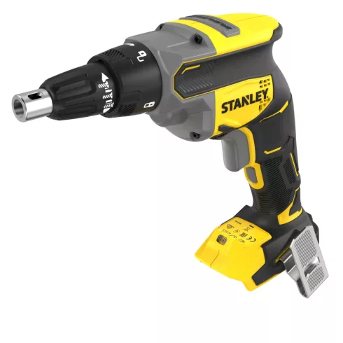 STANLEY V20 kefementes gipszkarton csavarozó, akkumulátor nélkül, 4400ford./perc                      SFMCF600B-XJ