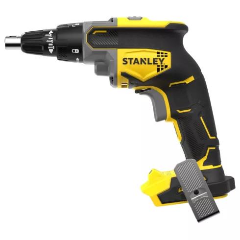 STANLEY V20 kefementes gipszkarton csavarozó, akkumulátor nélkül, 4400ford./perc                      SFMCF600B-XJ