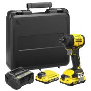   STANLEY FATMAX V20 kefementes ütvecsavarozó, 2x2Ah akkuval,töltővel,2800ford./p,190Nm nyom.,kofferbe  SFMCF811D2K-Q