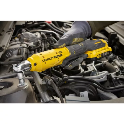 STANLEY FATMAX 18 Volt-os V20 vezeték nélküli racsnis szerszámgép 3/8'', akkumulátor nélkül           SFMCF930B-XJ