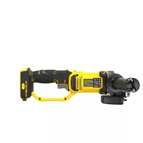 STANLEY FATMAX 18 Volt-os V20 akkumulátoros sarokcsiszoló, akku és töltő nélkül                       SFMCG300B-XJ
