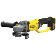   STANLEY FATMAX 18 Volt-os V20 akkumulátoros sarokcsiszoló, 125 mm                                     SFMCG400B-XJ