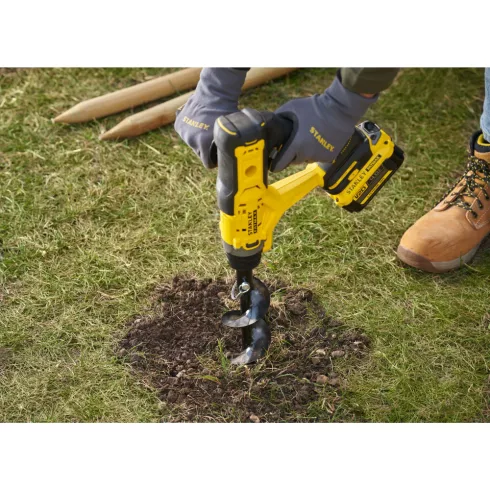 STANLEY FATMAX V20 akkumulátoros csigafúró, akkuval                                                   SFMCGA75M1-QW