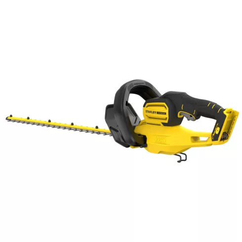 STANLEY FATMAX V20 sövényvágó, akkumulátor nélkül, 55cm vágóél, edzett acél pengék, kiegészítő fogan  SFMCHT655B-XJ