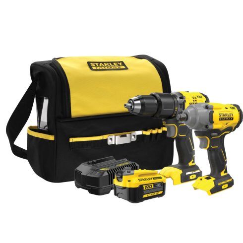 STANLEY FATMAX 18V V20 COMBO SFMCD715 + SFMCD920 + 4Ah akkumulátor + 2A töltő + táska                 SFMCK217M1S-Q