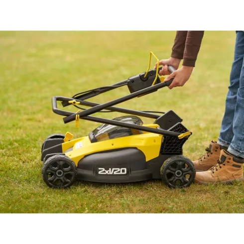 STANLEY FATMAX 18 Volt-os V20 akkumulátoros kefementes fűnyíró 51cm, akku nélkül                      SFMCMW2651B-X