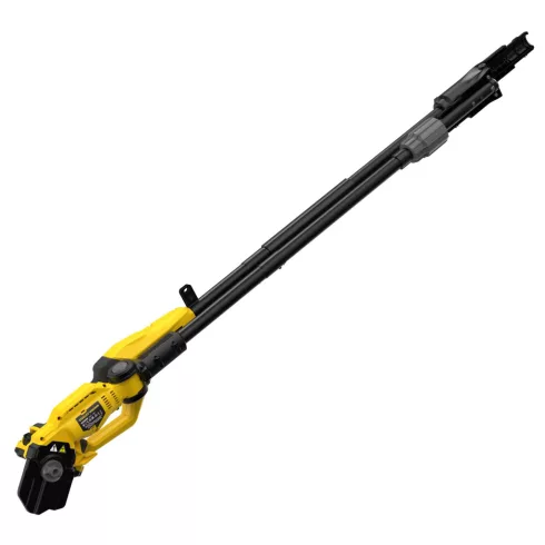 STANLEY FATMAX V20 magassági metszőolló, 2Ah akkuval, töltővel, max.2,4m hossz, max.32mm ágvastagság  SFMCPP632D1-Q