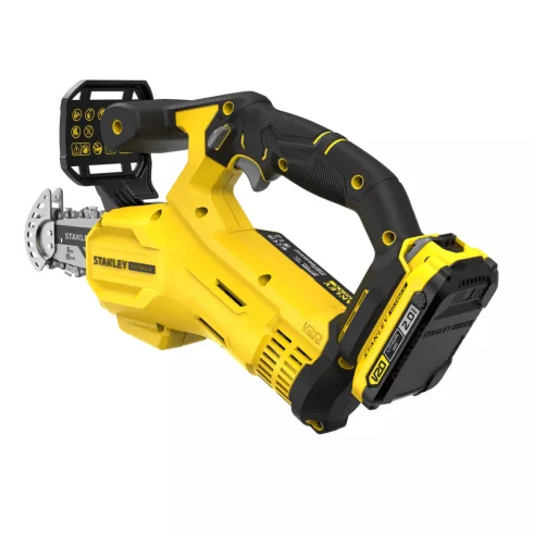 18V STANLEY FATMAX V20 mini láncfűrész 6''/15 cm, akkuval                                             SFMCPS415D1-Q