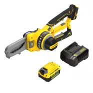   STANLEY FATMAX V20 aligátor ágvágó fűrész, 4Ah akkuval,töltővel, 15cm vezetőlemez, max.10cm ágvastag  SFMCPS515M1-Q