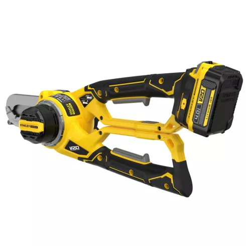 STANLEY FATMAX V20 aligátor ágvágó fűrész, 4Ah akkuval,töltővel, 15cm vezetőlemez, max.10cm ágvastag  SFMCPS515M1-Q