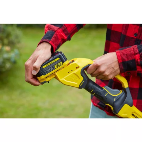 STANLEY FATMAX V20 akkumulátoros magassági ágvágó láncfűrész, akku nélkül                             SFMCPS620B-XJ