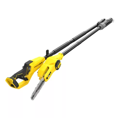 STANLEY FATMAX V20 magassági ágvágó, akkumulátor nélkül, max.3m hossz, max.15cm ágvastagság           SFMCPS720B-XJ