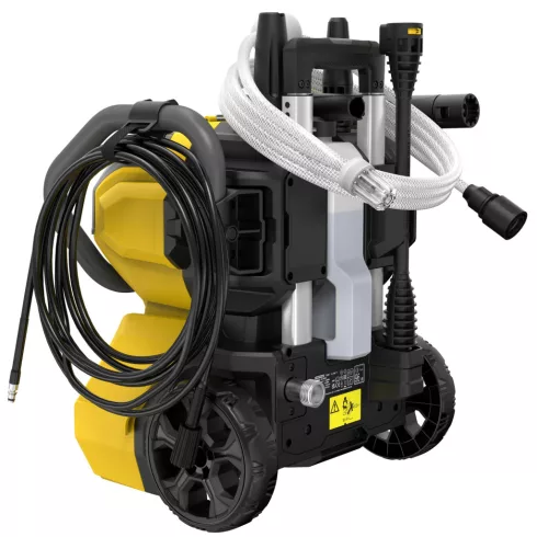 STANLEY FATMAX 18 Volt-os V20 akkumulátoros magasnyomású mosó, akku és töltő nélkül                   SFMCPW1500B-X