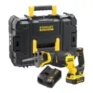   STANLEY FATMAX V20 orrfűrész, kefementes, 2300/3200 ford/perc, LED, 4Ah akkuval, töltővel, ProStack   SFMCS311M1T-Q