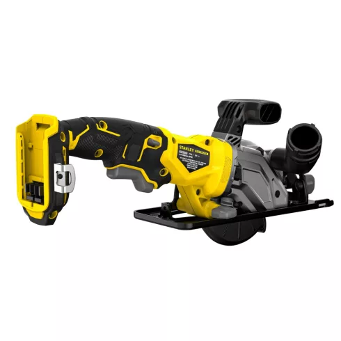 STANLEY FATMAX V20 kefementes körfűrész, 115mm, akku nélkül, 4500 ford./perc,38mm vágás,láb 45-fokba  SFMCS515B-XJ