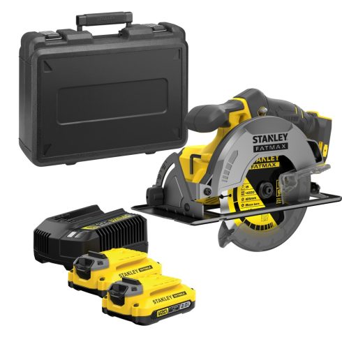 STANLEY FATMAX 18 Volt-os V20 akkumulátoros körfűrész, KEFE NÉLKÜLI                                   SFMCS550M2K-Q