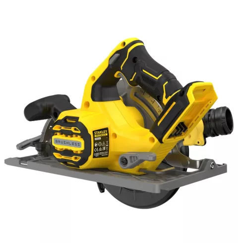 STANLEY FATMAX V20 kefementes körfűrész, sín kompatibilis,4Ah akkuval,töltővel,190mm,57-fok,kofferbe  SFMCS551M1K-Q