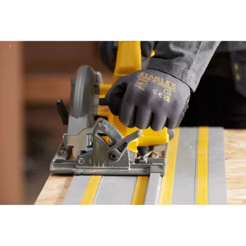 STANLEY FATMAX V20 kefementes körfűrész, sín kompatibilis,4Ah akkuval,töltővel,190mm,57-fok,kofferbe  SFMCS551M1K-Q