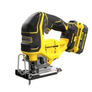   STANLEY FATMAX 18 Volt-os V20 akkumulátoros dekopírfűrész, akkuval, kefe nélküli                      SFMCS650M2K-Q