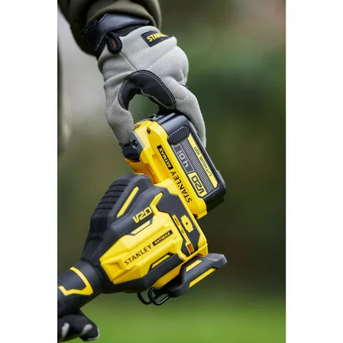 STANLEY FATMAX 18 Volt-os V20 akkumulátoros kefementes fűszegélynyíró 33cm                            SFMCSTB933M-Q