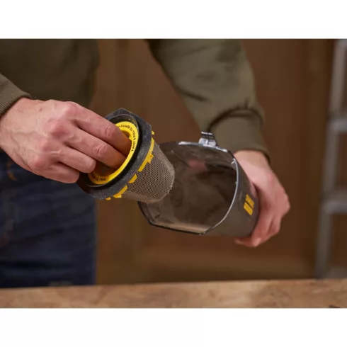 STANLEY FATMAX 18 Volt-os V20 akkumulátoros kézi porszívó, akku és töltő nélkül                       SFMCVH001B-XJ