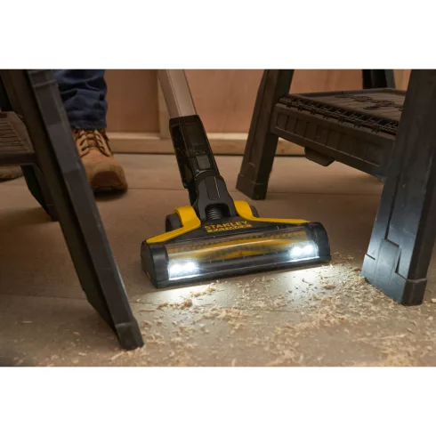 STANLEY FATMAX 18 Volt-os V20 akkumulátoros álló porszívó, akkuval, töltővel                          SFMCVS001D1-Q