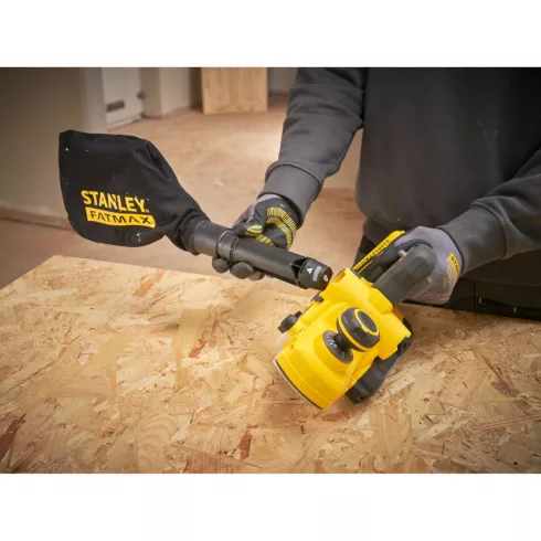 STANLEY FATMAX V20 kefementes gyalu, akkumulátor nélkül, 15000ford./perc, 3-5-7mm élsimítás           SFMCW300B-XJ
