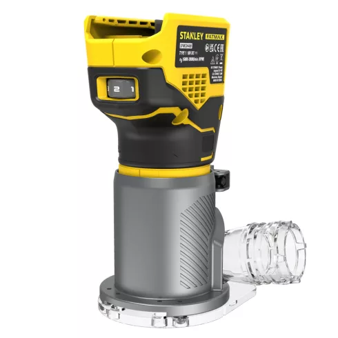 STANLEY FATMAX V20 akkumulátoros felsőmaró, akku nélkül, kefe nélküli                                 SFMCW400B-XJ