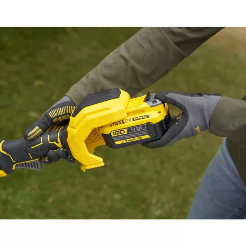 STANLEY FATMAX 18 Volt-os V20 akkumulátoros kefementes fűkasza 33cm, akku és töltő nélkül             SFMSTB930B-XJ