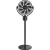 Állóventilátor, 25W, 40cm lapátátmérő, 8 fokozat, oszcillálás, fej dönthető, LED kijelző, fekete,HSO  SFT42R