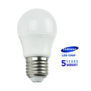   LED fényforrás minigömb G45 E27 5,5W 470lm 4000K semlegesfehér 230V 180-fok sugárzási szög            SLED45276S