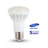   LED fényforrás spot R63 E27 8W 570lm 3000K melegfehér 230V 120-fok sugárzási szög                     SLEDR63278