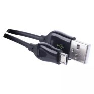   USB 2.0 kábel A dugó-mikro B dugó 1m fekete QUICK                                                     SM7004B
