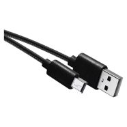   USB 2.0 kábel A dugó-mini B dugó 2m fekete                                                            SM7009BL