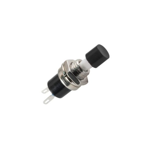 Nyomógomb, 12V, 1ák, mini, H, HSO                                                                     SP02/BK