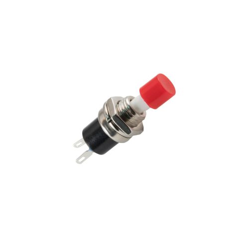 Nyomógomb, 12V, 1ák, mini, H, HSO                                                                     SP02/RD