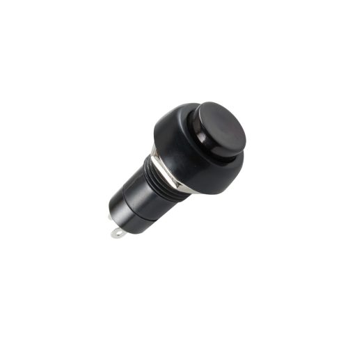 Nyomógomb 1ák.3A/250V záró, HSO                                                                       SP10/BK