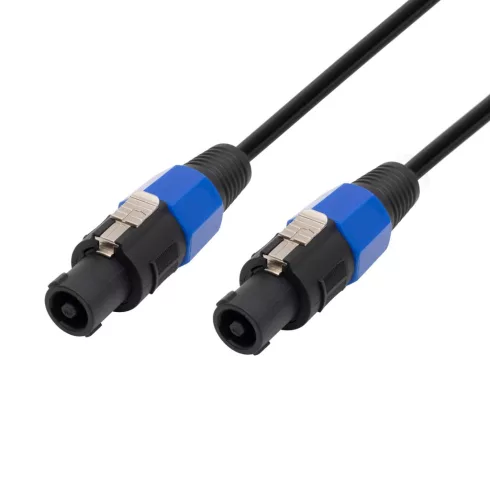 Speakon hangfalkábel, 15m, dugó-dugó, 7,2mm, 2x1.5mm2, réz vezeték, HSO                               SPEAKON15
