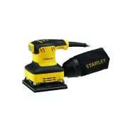   STANLEY rezgőcsiszoló, 240W, 16000 rezgés/perc, négyszögletes talp, gumírozott mark., hálózati, HSO   SS24