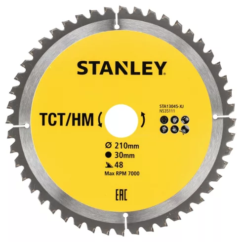 Körfűrészlap ATB geometria átmérő 210 x 30 mm, 48 fog, gérfűrészhez, ATB                              STA13045-XJ