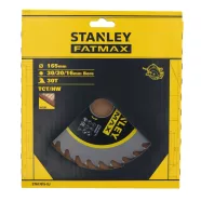   STANLEY FATMAX Körfűrészlap TCT/HW fűrésztárcsa fához, 165x30mm, 30 fog, ATB                          STA17015-XJ