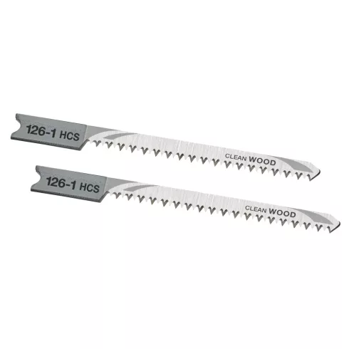 HCS Dekopírfűrész fa HCS, fához és rétegelt lemezhez, vast. < 20 mm, fogosztás 1,35 mm, hossz 70-50   STA21002-XJ