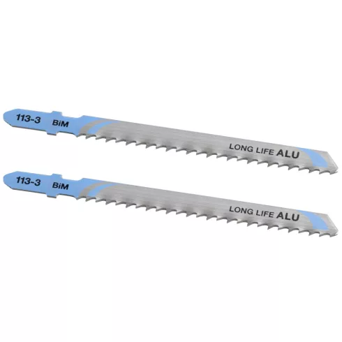 HSS Dekopírfűrész fém BiMetal, vast. fém < 10 mm, alumínium < 30 mm, fogosztás 3 mm, hossz 100-72 mm  STA25042-XJ