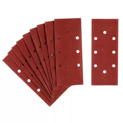 STANLEY 1/3 méretű lyukasztott Csiszolópapír perforált, 150g (10 db)                                  STA31110-XJ