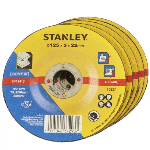Süllyesztett fém vágókorong domború átmérő 125 x 22 mm, vast. 3,2 mm                                  STA32030-QZ