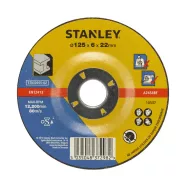   Süllyesztett fém csiszolókorong domború átmérő 125 x 22 mm, vast. 6 mm                                STA32055-QZ